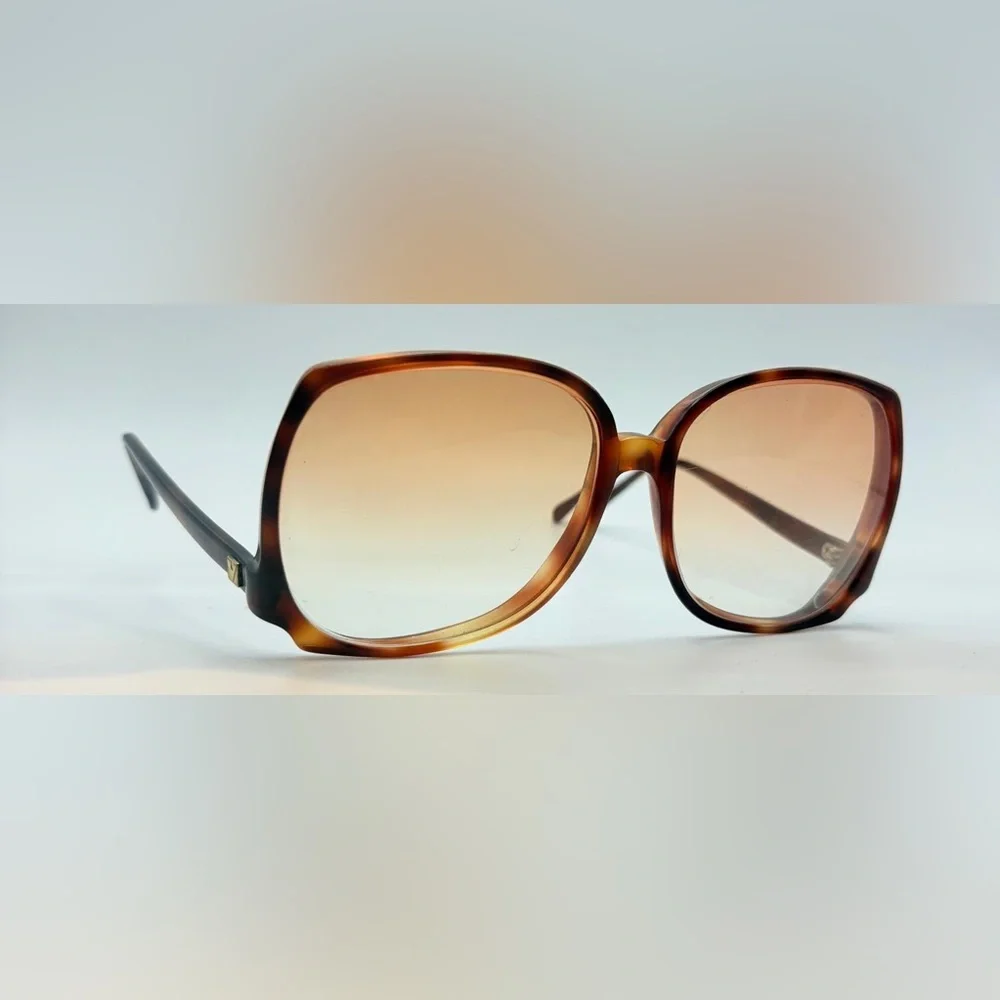 Vintage Tortoise Oval Oversized Sunglasses Frames Only